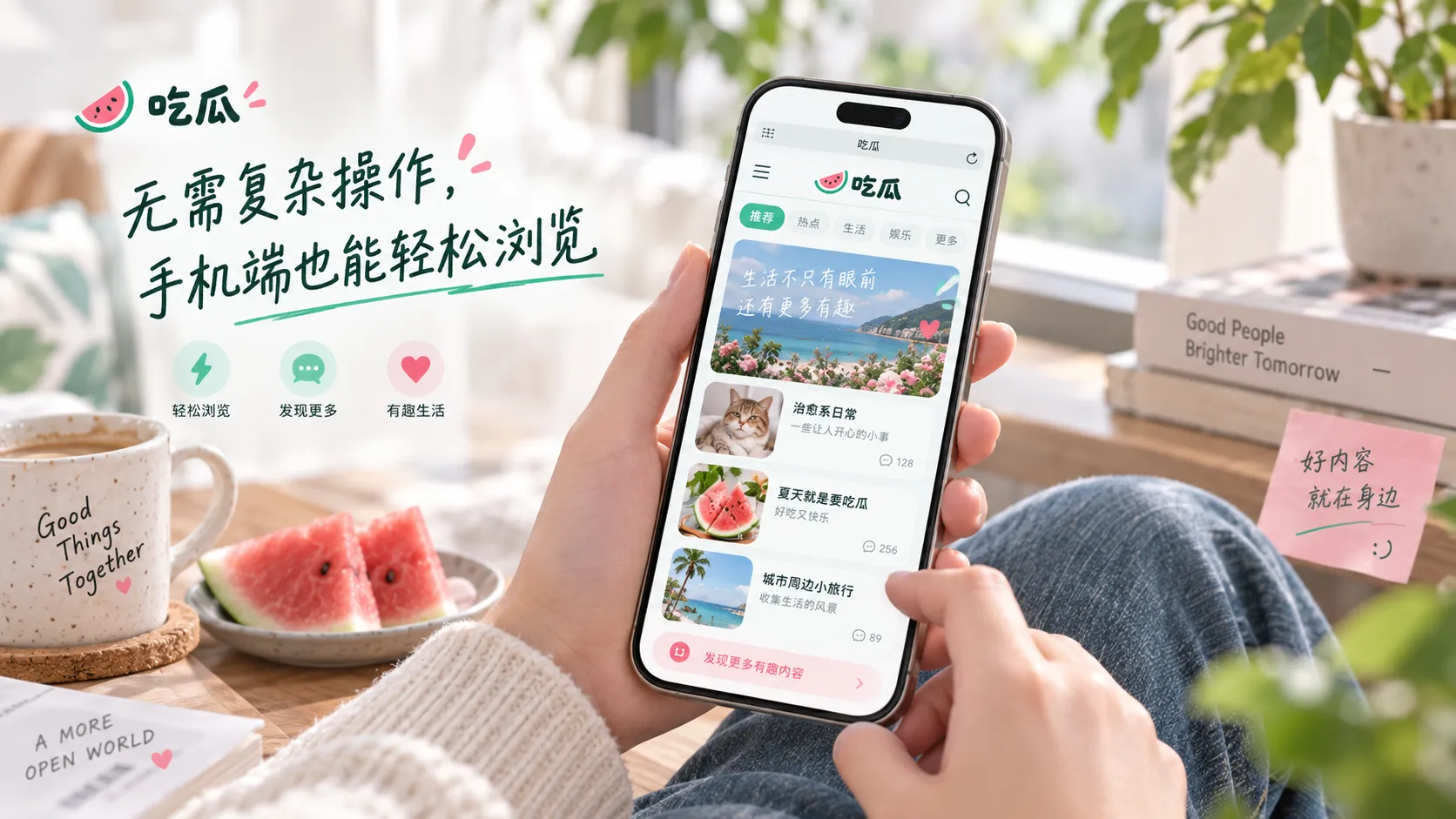 吃瓜网移动端浏览界面